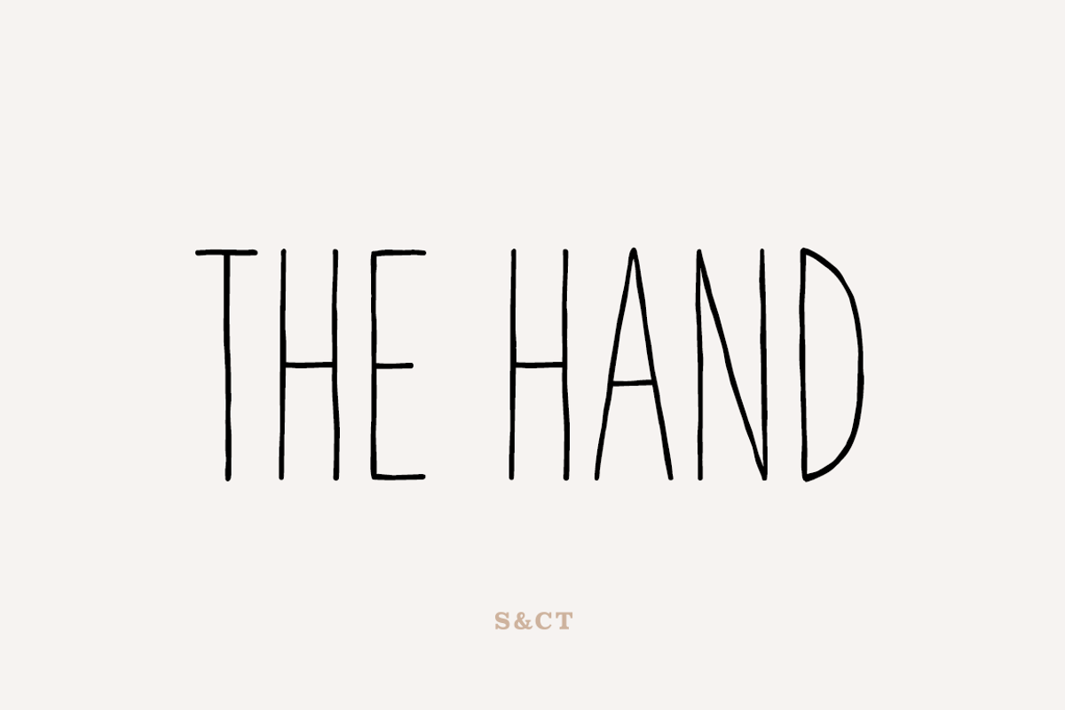 The Hand Font Collection (7 fonts), a Sans Serif Font by S&C Type