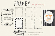 Halloween party vector cute graphics, an Object Illustration by Yuliya Derbisheva (Thumbnail 6 of 13)