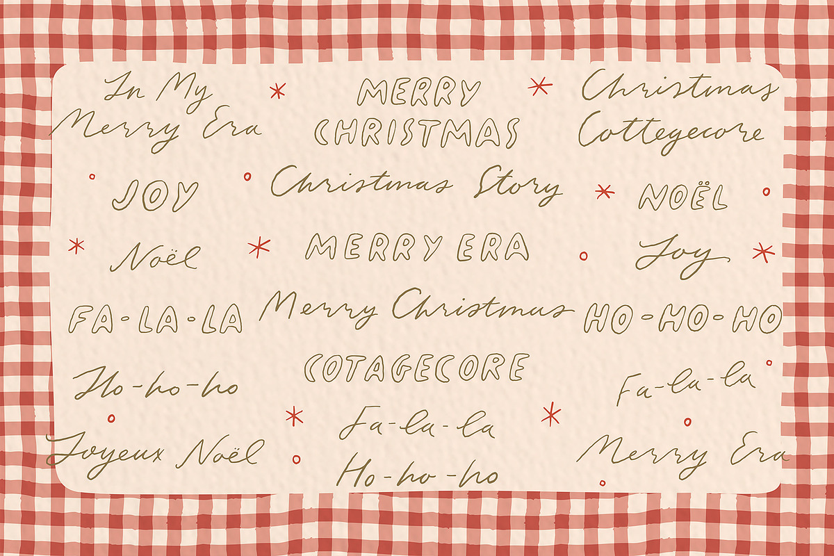 Cottagecore Christmas Club clip art, an Object Graphic by Cute Atelier (Photo 13 of 13)
