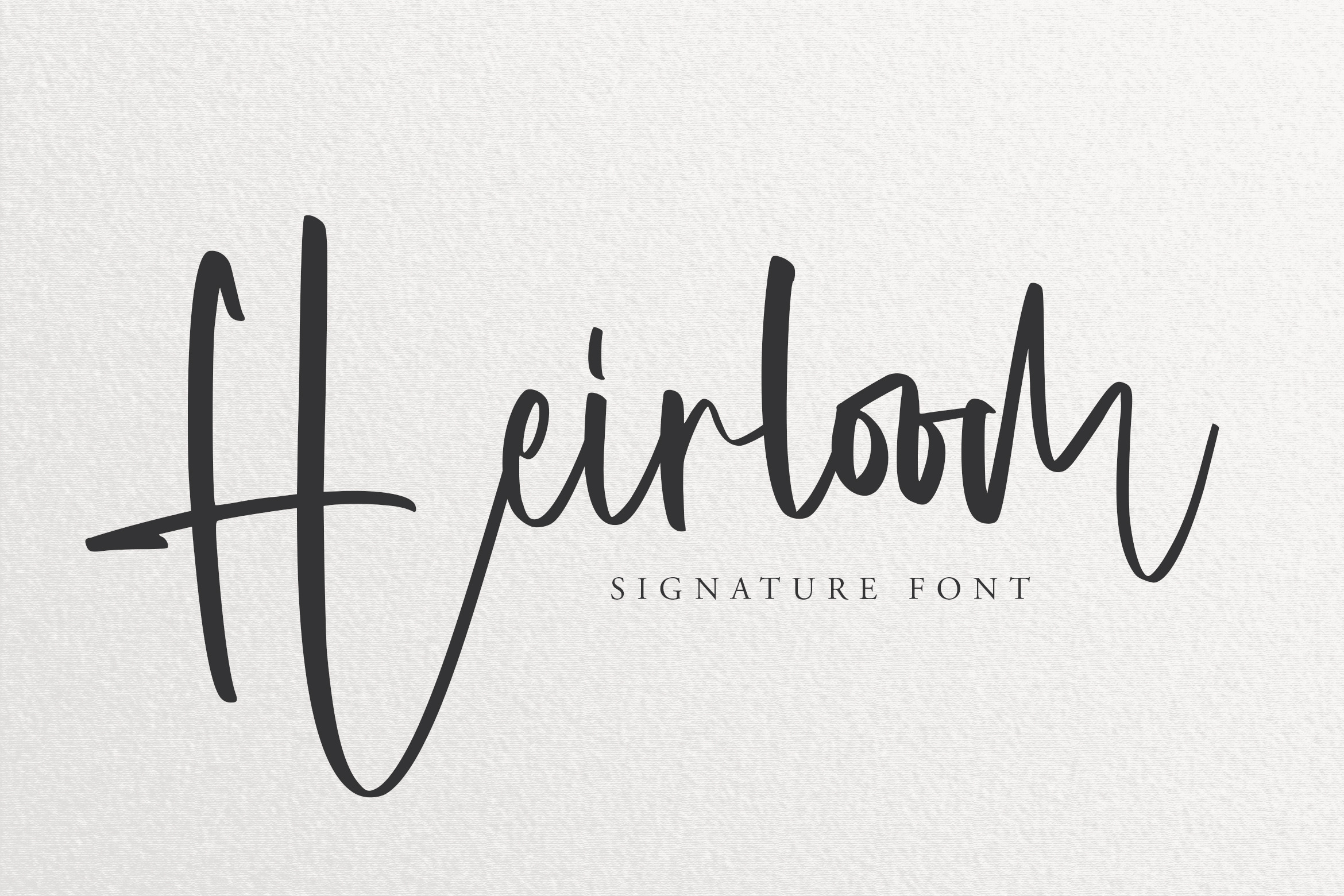 Heirloom - Signature Font, a Handwriting Font by Arendxstudio