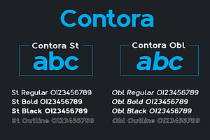 Contora Font Family