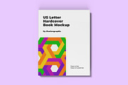 US Letter Hardcover Book Mockup, a Books & Magazine Mockup by Illusiongraphic (Thumbnail 9 of 29)
