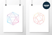 Polyhedral Vector Objects + Bonus!, an Object Graphic by 52NINE GRAPHICS (Thumbnail 2 of 10)