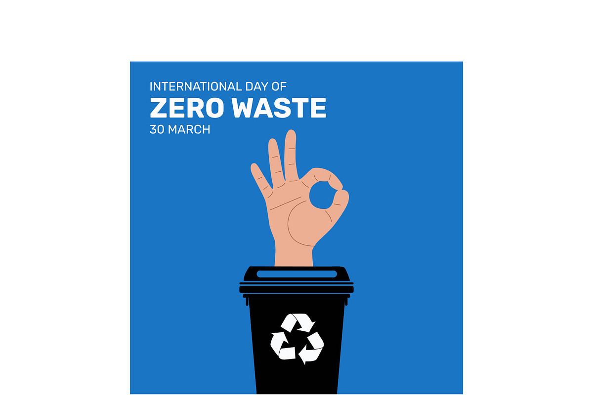 International Day of Zero Waste, an Illustration by HueNestify
