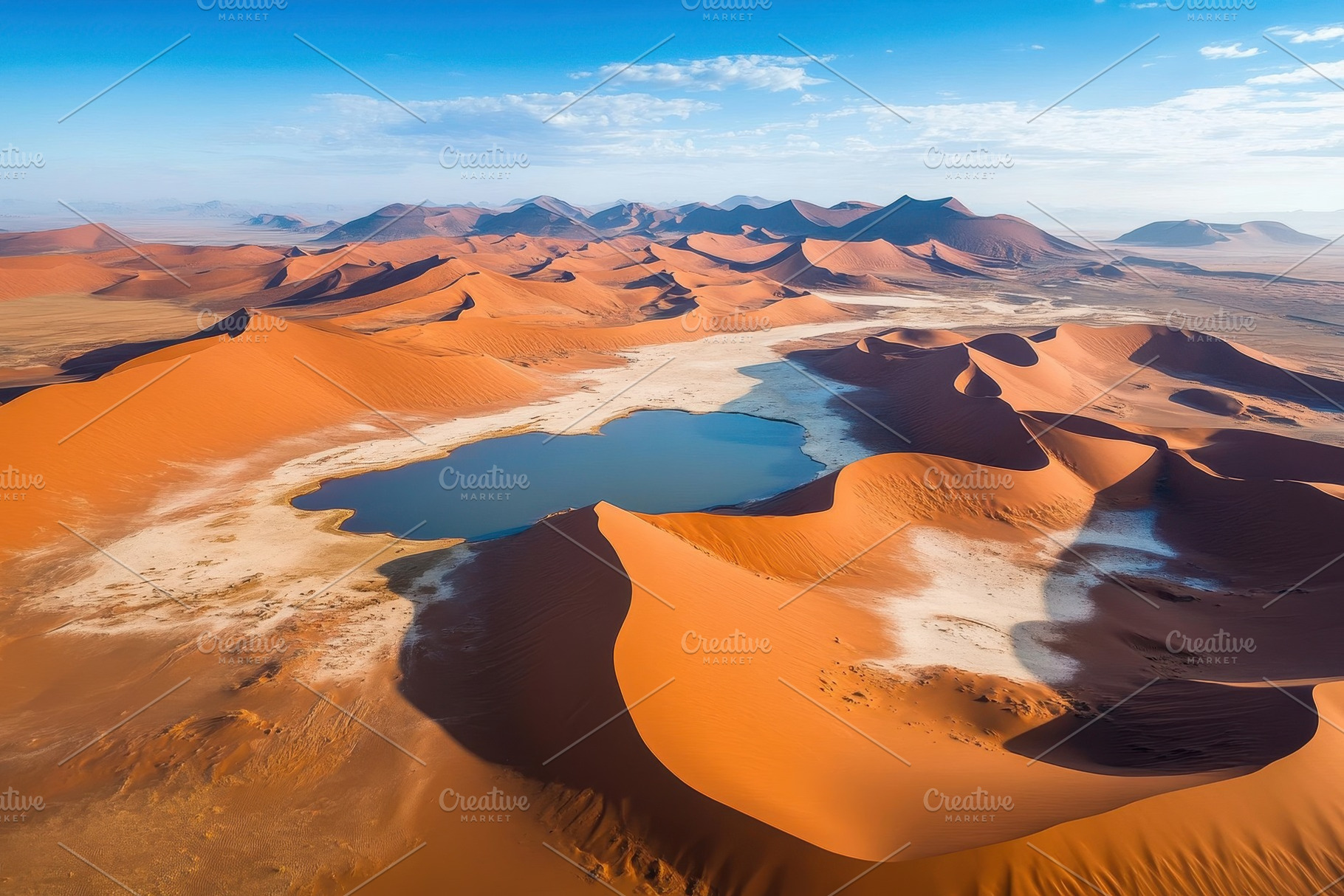 Stunning aerial view of vast desert, a Photo by Iftikhar Alam