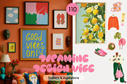 The Aesthetic BUNDLE: 8 in 1, an Object Graphic by divanovskaya_nv (Thumbnail 3 of 30)
