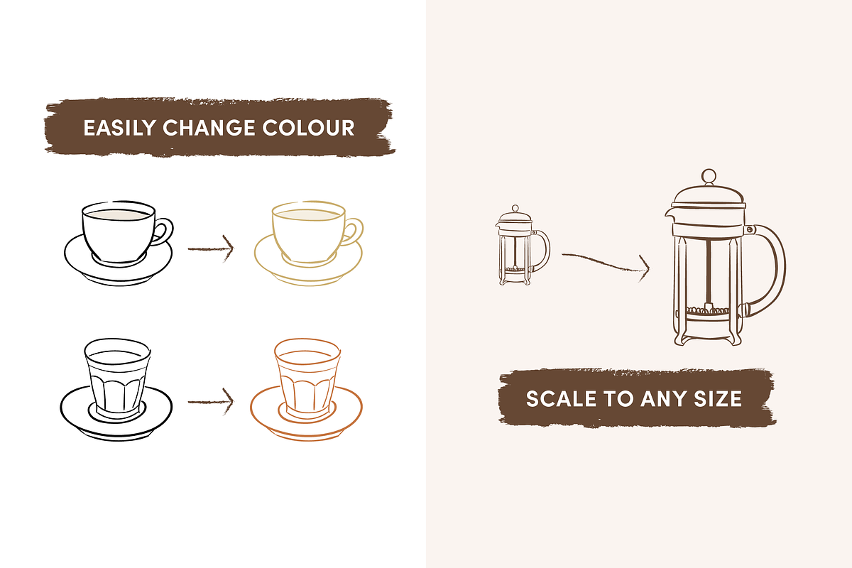Coffee & Brewing Methods Icons, an Icon by Caroline Mackay (Photo 5 of 8)