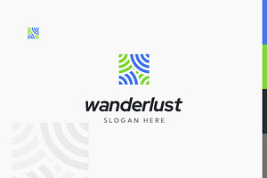 Travel Geometric Minimal Logo