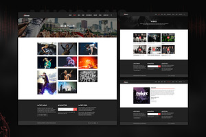 Musicians PSD Template - Musisi