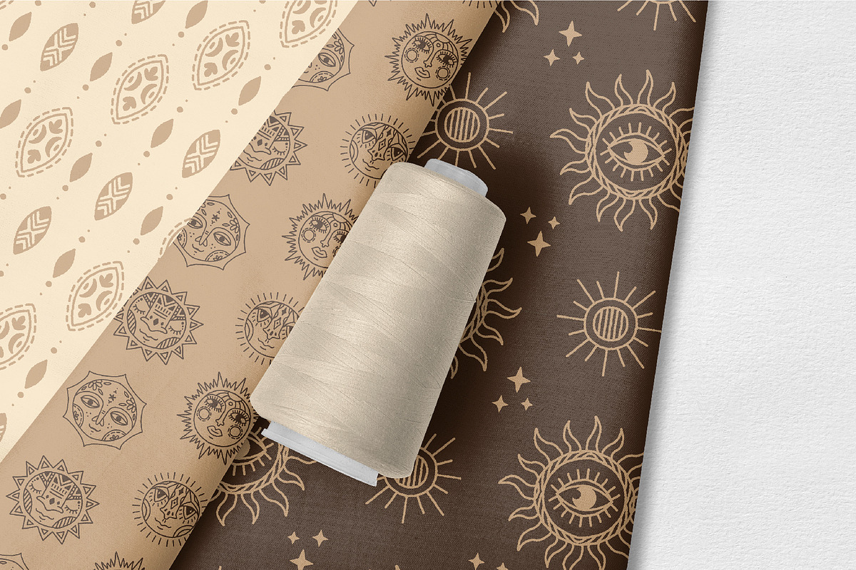 Tribe of the Sun. Boho collection, a Texture Illustration by katieromanoff_art (Photo 11 of 14)