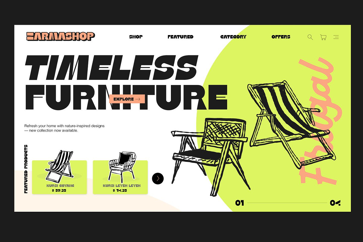 Native Letter - Modern Bold Font, a Sans Serif Font by Zarma Type (Photo 5 of 11)