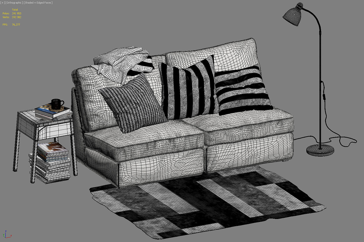 6 sofas set 3d model, a Furniture 3D Model by 3dmitruk (Photo 12 of 70)