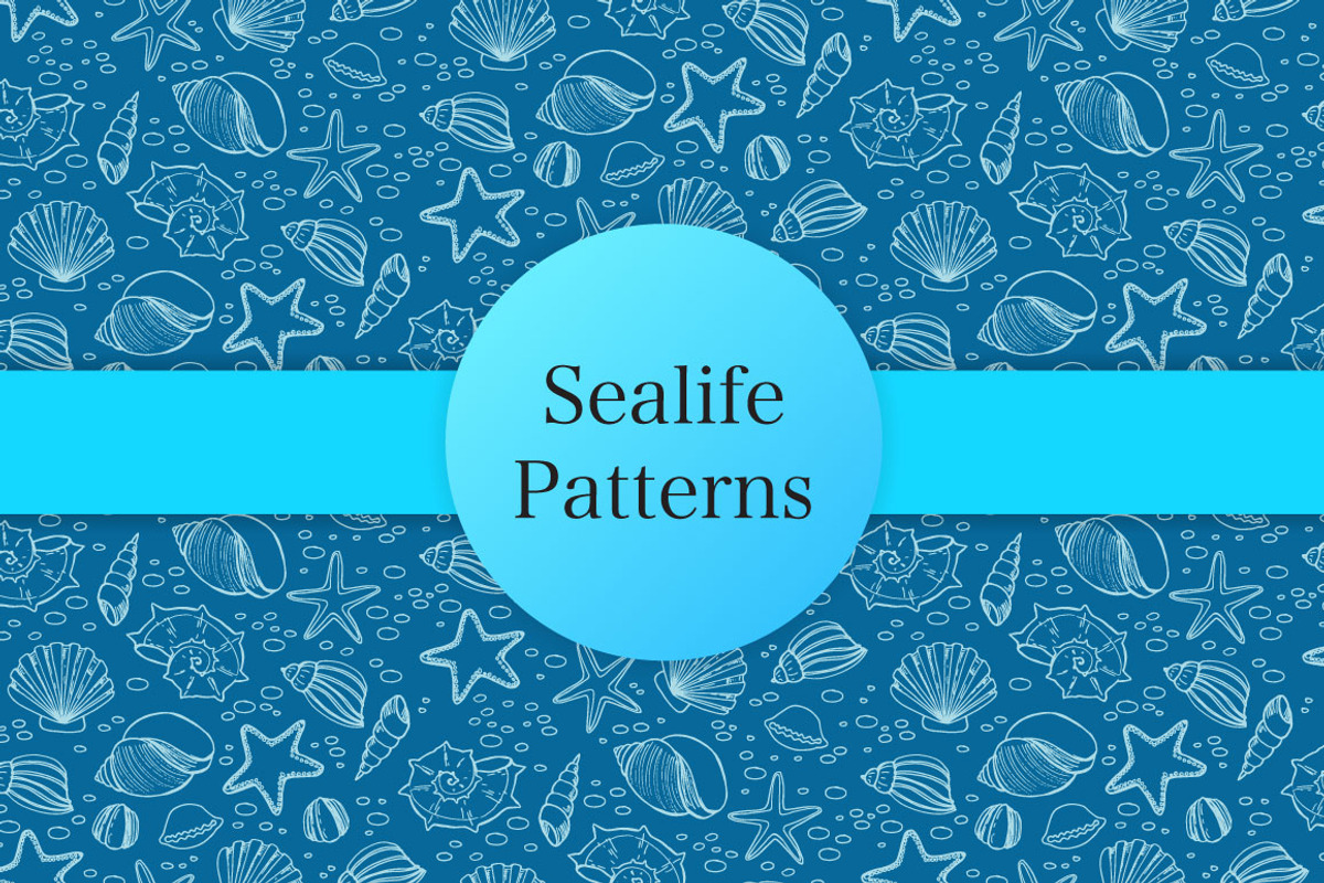 Sea life, a Pattern Graphic by merion_merion (Photo 1 of 4)