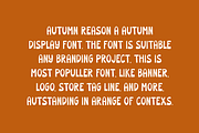 Autumn Reason - Tropical Font, a Sans Serif Font by Iqsiart Studio (Thumbnail 4 of 6)