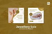 Jewellery Sale Instagram Post, a Social Media Template by CavenArt (Thumbnail 2 of 5)