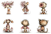 whimsical Spring Back View Animal, an Illustration by CreationArt (Thumbnail 3 of 7)