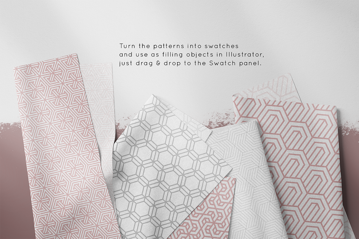 Basic Geometric Seamless Patterns, a Pattern Graphic by Curly_Pat (Photo 10 of 11)
