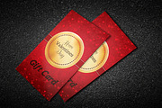 Valentines Day Gift Cards, a Card Template by graphicforest (Thumbnail 2 of 5)