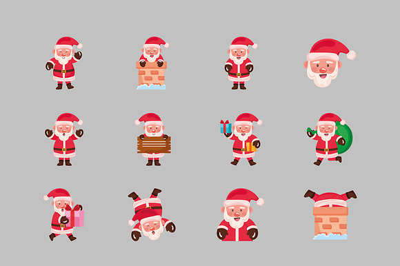 Santa Claus Illustration Set preview 2
