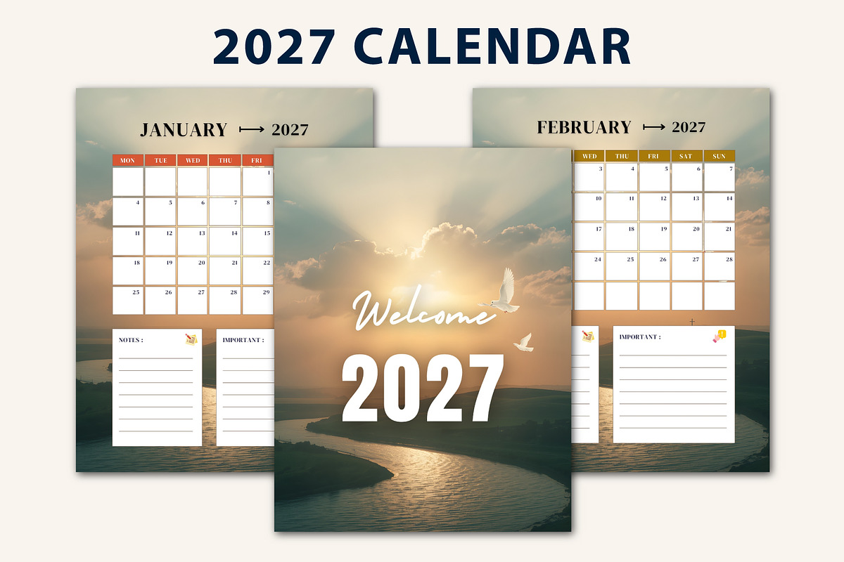 26–2027 Faith-Based Journal Planner, a Stationery Template by Designmela01 (Photo 7 of 10)