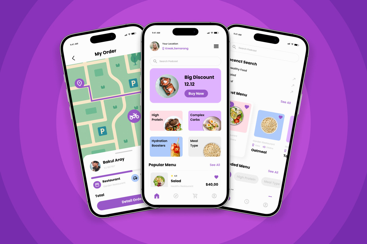 Madang – Organic Meals App UI Design, an App Template by twinstd (Photo 4 of 5)