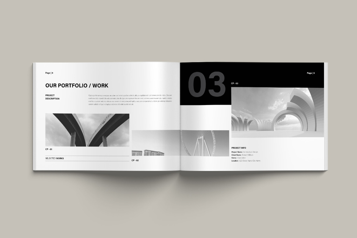 Architecture Portfolio Landscape, a Brochure Template by Pixelpick (Photo 5 of 9)