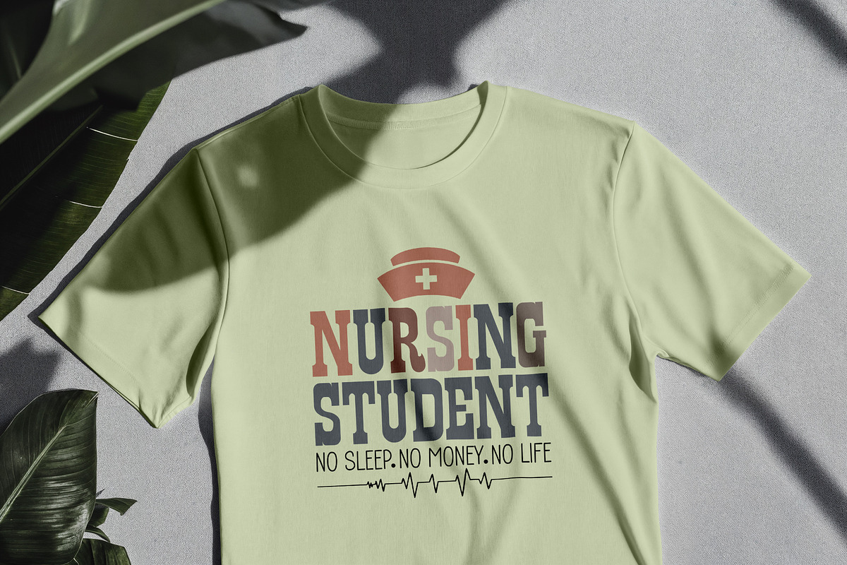 Nursing Student Shirt Design, a Graphic by Vector Portal (Photo 1 of 4)