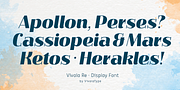 Vivala Re, a Font by VivalaType (Thumbnail 3 of 8)