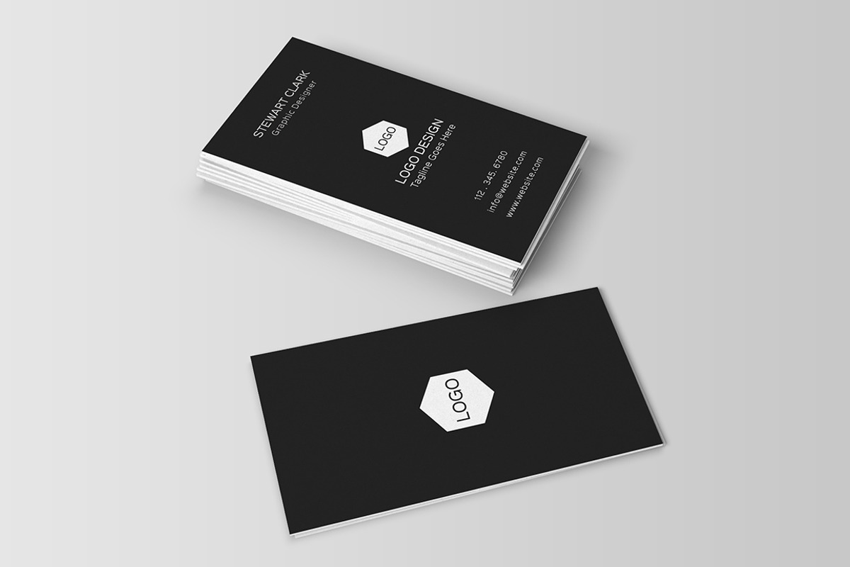Simple Minimal Business Card, a Business Card Template by Shahjhan (Photo 4 of 6)