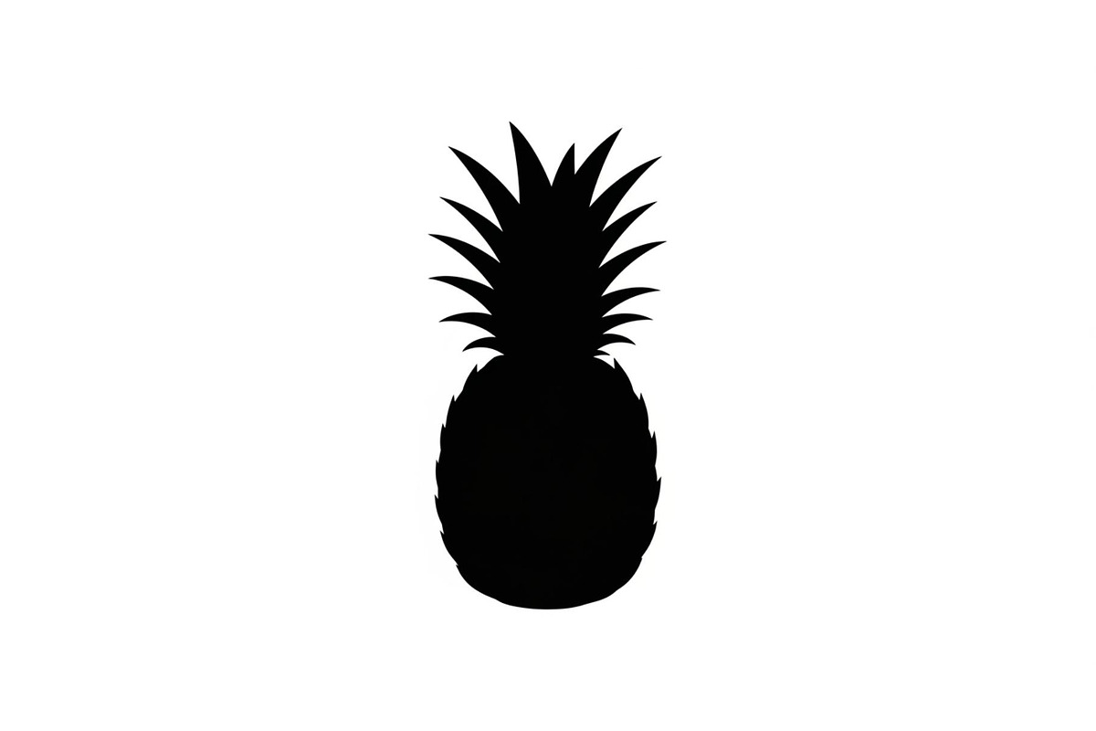 Pineapple Silhouette Vector Bundle, an Illustration by jahid234 (Photo 9 of 51)
