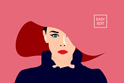 Fashion Girl Vector | Illustration, an Illustration by Modus Prime (Thumbnail 2 of 3)
