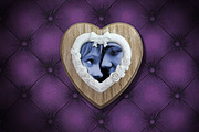 Valentine Love Heart Frame Mockup, a Print Template by Fresh Design Elements (Thumbnail 4 of 7)