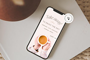 Canva Coffee Shop templates, a Social Media Template by LiliesandBerries (Thumbnail 21 of 23)