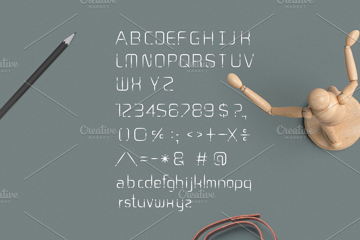 Inky Dot Font preview 2