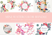 Watercolor floral bundle 2022, an Illustration by Charushella (Thumbnail 1 of 7)