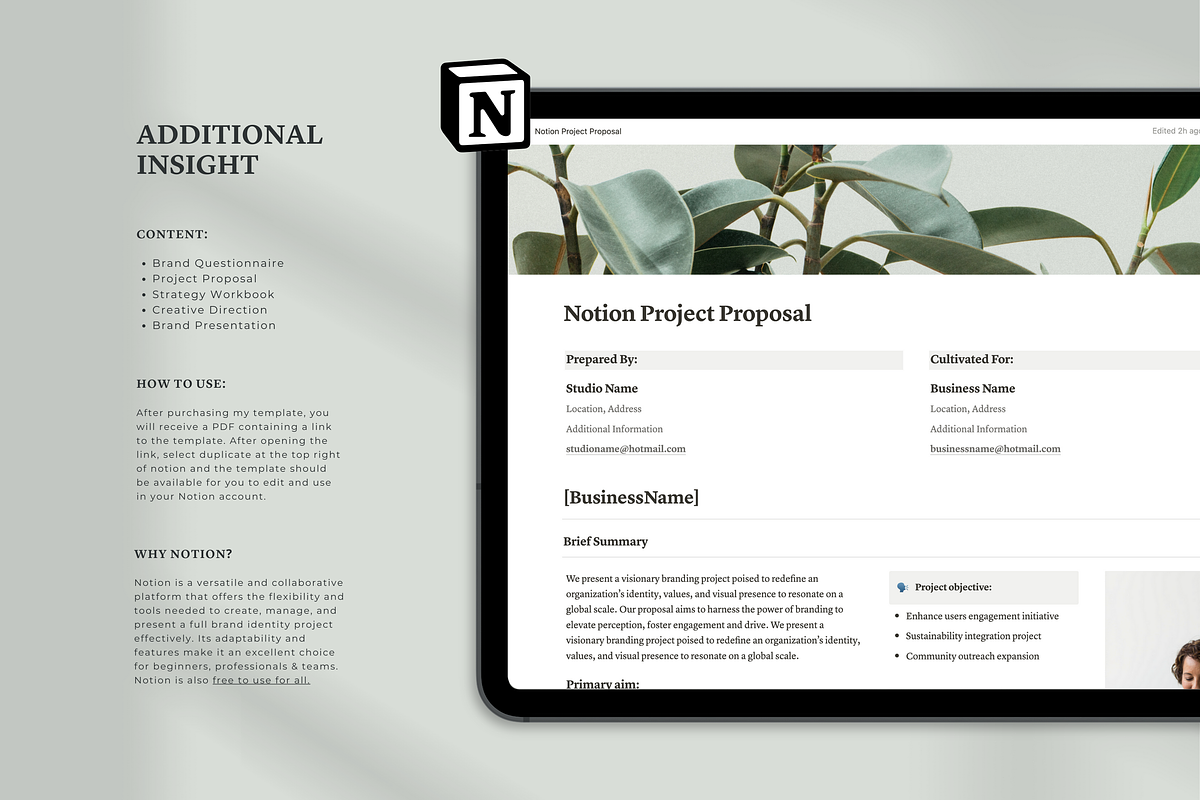 Essential Notion Branding Kit, a Templates & Theme by SelwynGoodman (Photo 11 of 11)