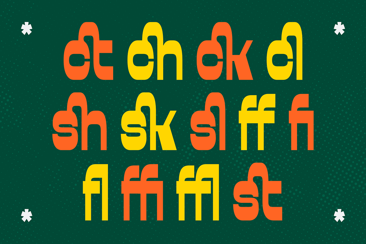 Smacko - Bold Reverse Retro Sans, a Sans Serif Font by Typia Nesia (Photo 11 of 12)