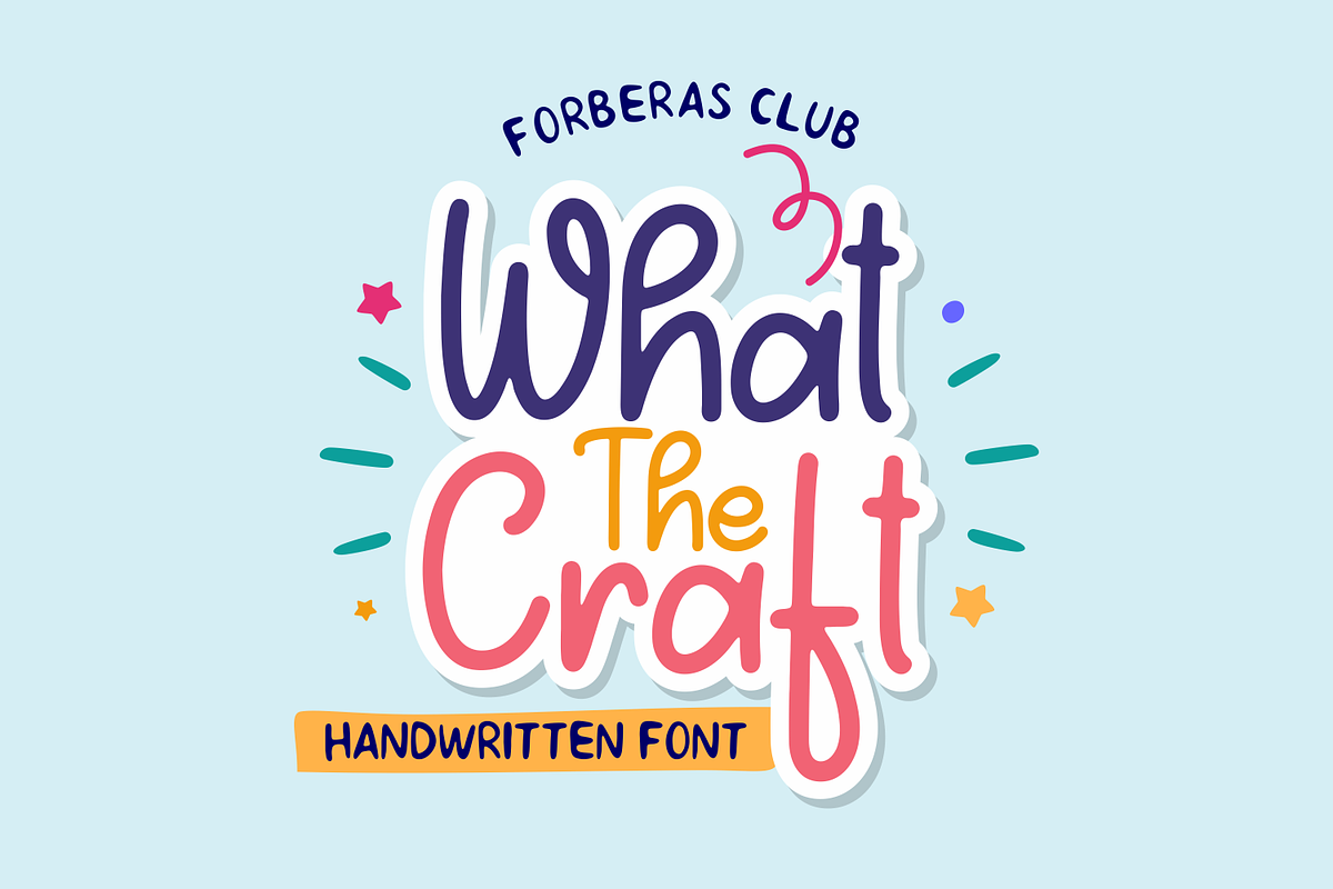 What The Craft, a Script Font by Forberas Club (Photo 1 of 8)