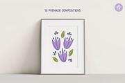Abstract Flowers Hand Drawn Set, an Object Graphic by Alena Koval (Thumbnail 3 of 11)