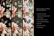 Noir Botanical – Editable Pattern, a Texture Graphic by LUSH Studio (Thumbnail 2 of 6)