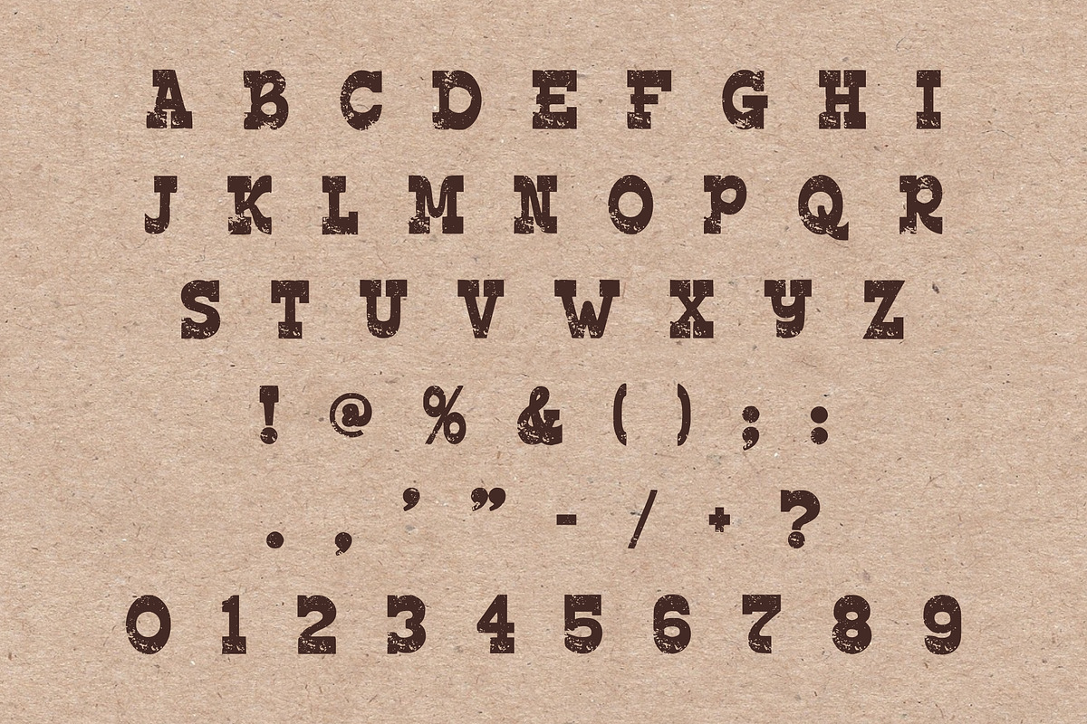 Retro Radeo Vintage Western, a Slab Serif Font by Limited.studio (Photo 6 of 6)