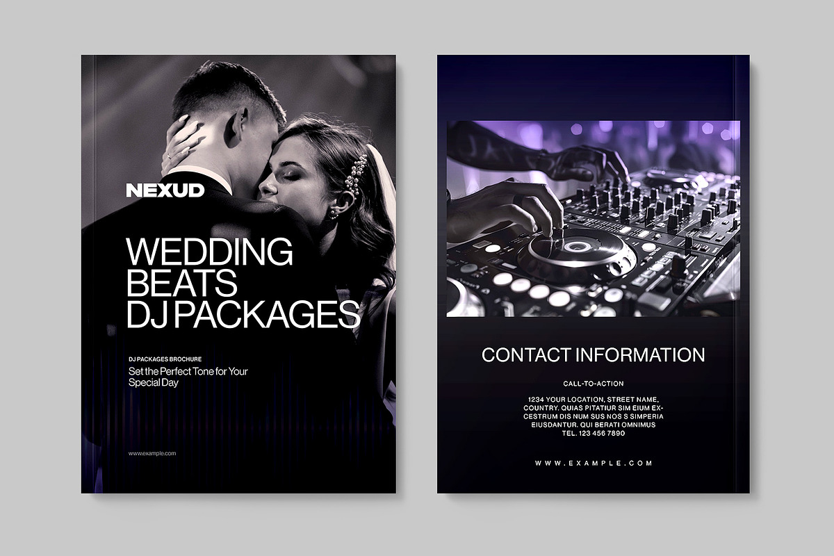 DJ Brochure Template, a Brochure Template by BrandPacks (Photo 3 of 4)