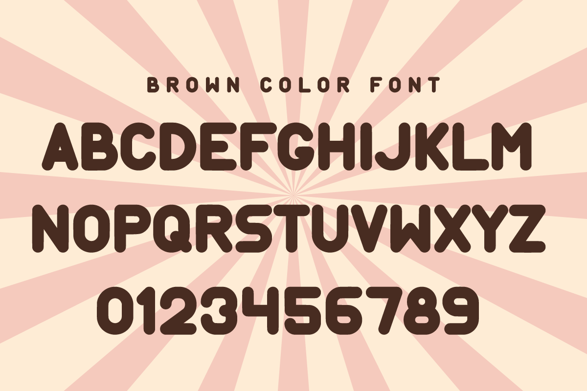 Orter - Retro Color Font, a Sans Serif Font by Letterayu Studio (Photo 2 of 6)