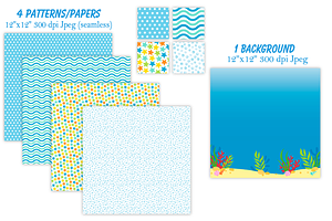 Under The Sea Clipart & Paper