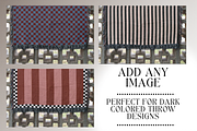 Woven Throw Blanket Mockup - Bundle, a Household Mockup by VisualGrid (Thumbnail 7 of 10)