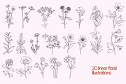 BLOOM floral spring summer bundle, a Seasonal Illustration by Lena Nikolaeva (Thumbnail 9 of 14)