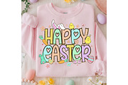 Glitter Happy Easter Png, an Illustration by Designking (Thumbnail 4 of 6)