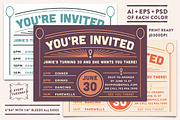 Invitation Postcard 2, a Card Template by Every Tuesday (Thumbnail 1 of 4)