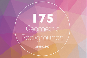 175 Geometric Backgrounds 