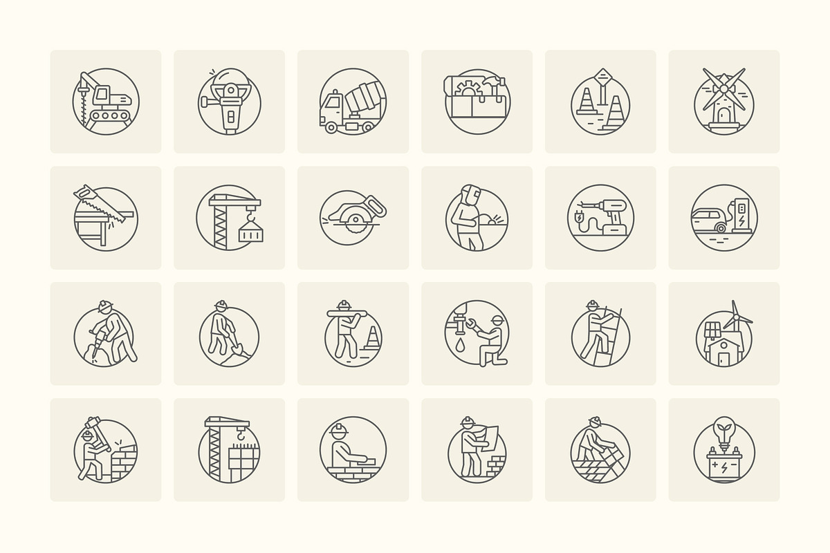 94 Industry Icons, an Outline Icon by Prosymbols (Photo 6 of 7)